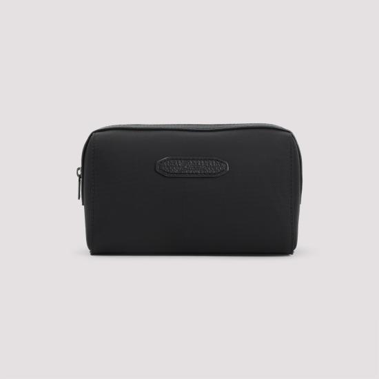 26FW 브리오니 뷰티 케이스 OH2L0L OA714 1010 BLACK BLACK - BRIONI