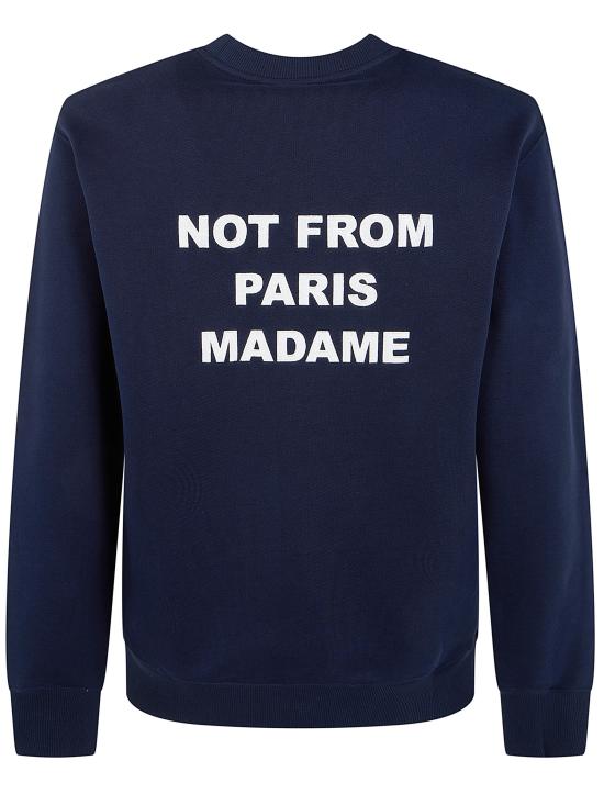 26FW 드롤드무슈 긴팔 티셔츠 PERM SW149 CO127 099 NAVY - DROLE DE MONSIEUR