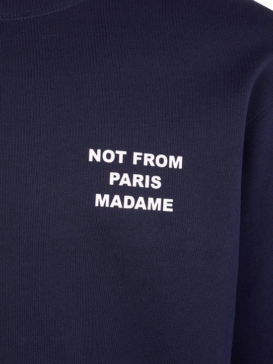 26FW 드롤드무슈 긴팔 티셔츠 PERM SW149 CO127 099 NAVY - DROLE DE MONSIEUR