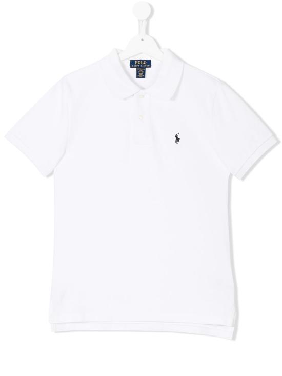 26FW [키즈] 랄프 로렌 폴로 셔츠 323547926 002 WHITE