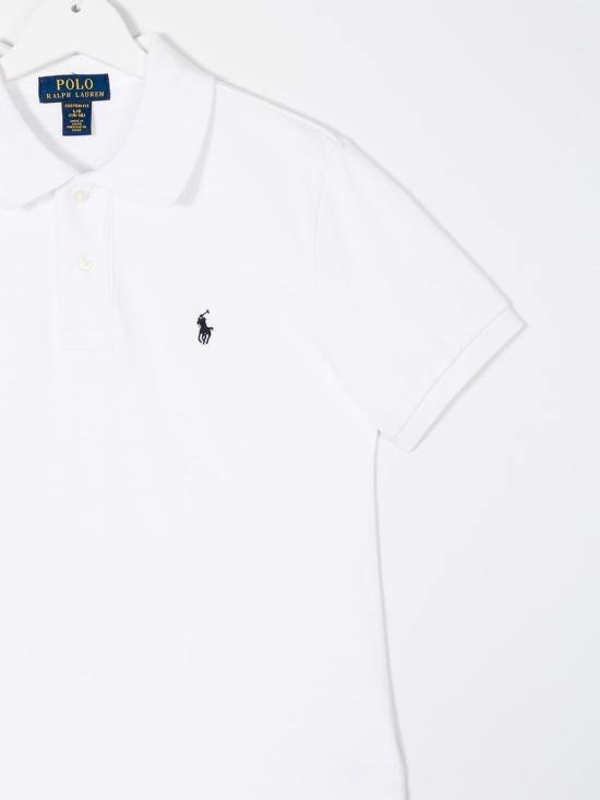 26FW [키즈] 랄프 로렌 폴로 셔츠 323547926 002 WHITE - RALPH LAUREN