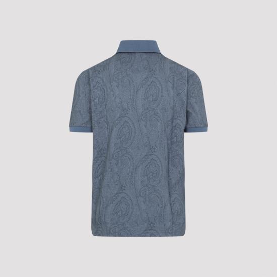 26FW 에트로 폴로 티셔츠 MRMD0004 AKF84 X0880 PALE BLUE - ETRO