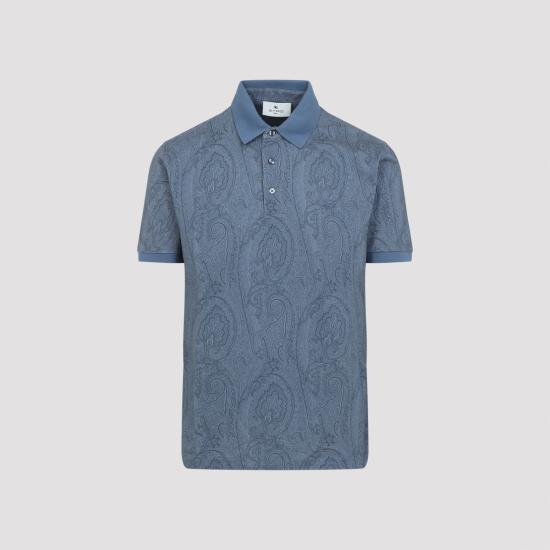 26FW 에트로 폴로 티셔츠 MRMD0004 AKF84 X0880 PALE BLUE