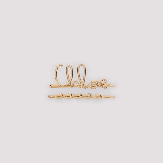 26FW 끌로에 헤어 액세서리 CHC24WFT43CB7 9DC VINTAGE GOLD - CHLOE