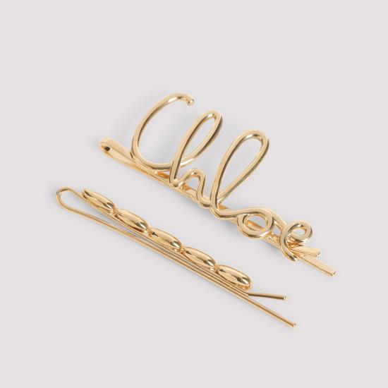 26FW 끌로에 헤어 액세서리 CHC24WFT43CB7 9DC VINTAGE GOLD - CHLOE
