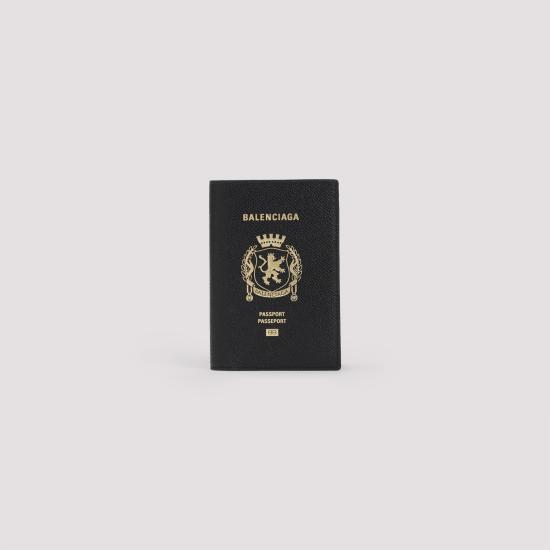 26FW 발렌시아가 패스포트 홀더 787742 2AA3R 1000 BLACK - BALENCIAGA