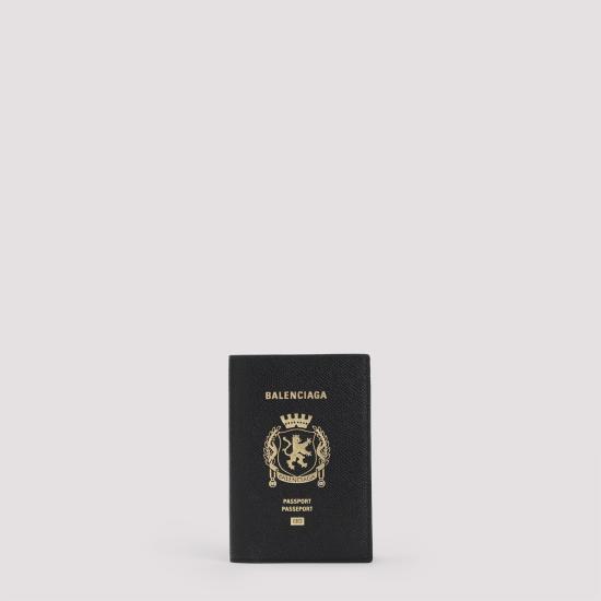 26FW 발렌시아가 패스포트 홀더 787742 2AA3R 1000 BLACK
