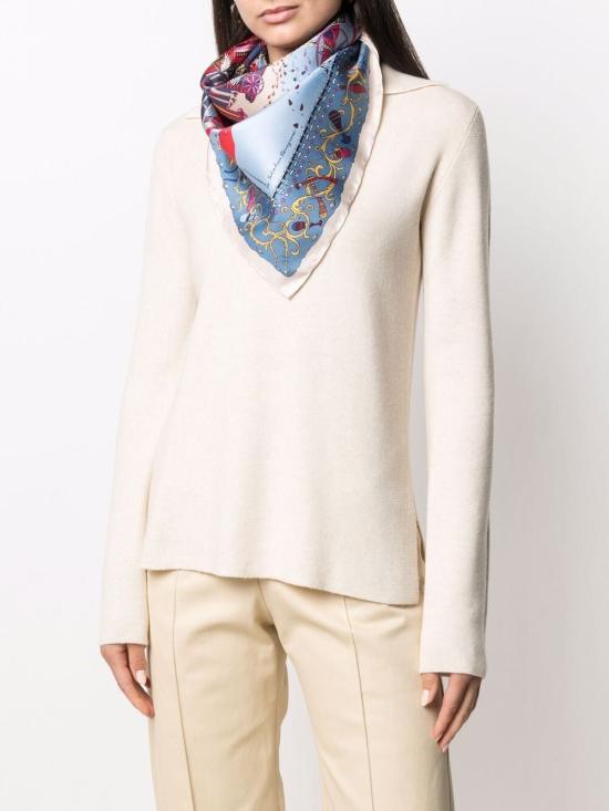 26FW 살바토레 페라가모 머플러/스카프 311595 0746281 MARINE BLUETTE - SALVATORE FERRAGAMO