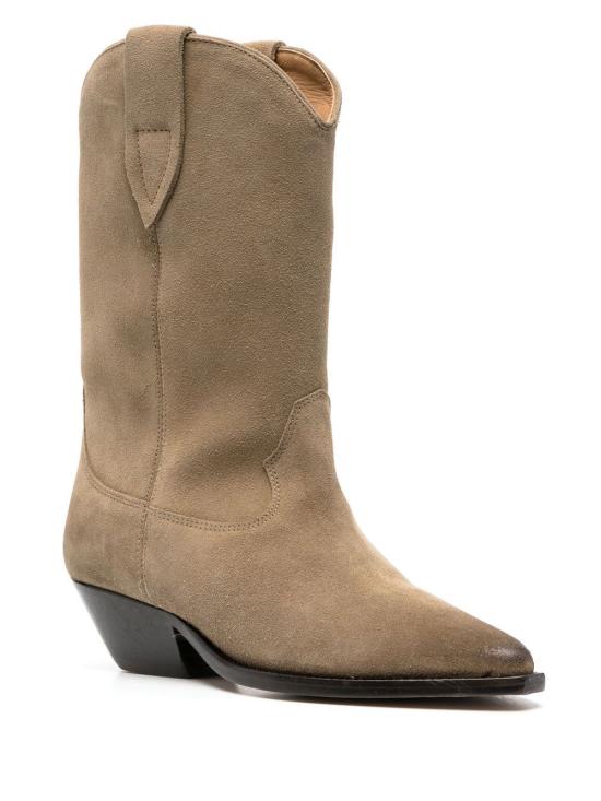 26FW 이자벨마랑 두에르토 레더 카우보이 부츠 BO0003FA A1A03S 50TA TAUPE - ISABEL MARANT