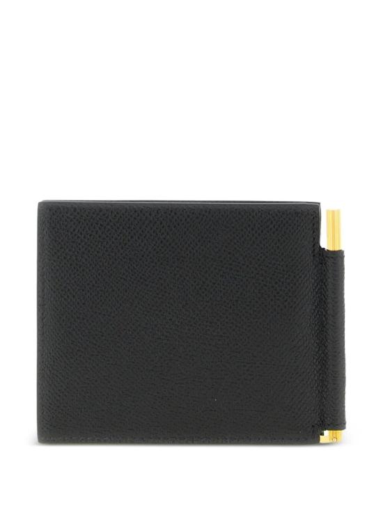 26FW 톰포드 스몰 그레인 레더 머니 클립 월렛 YM231 LCL081G NAA BLACK - TOMFORD