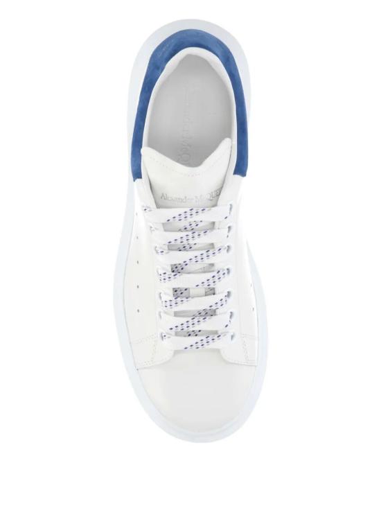 26FW 알렉산더 맥퀸 오버사이즈 드 스니커즈 553680 WIAIH 9086 WHITE PARIS BLUE - ALEXANDER MCQUEEN