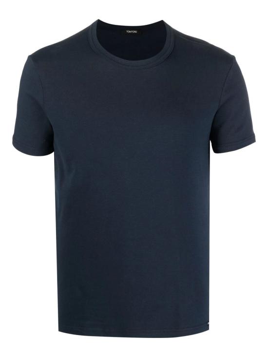 26FW 톰포드 코튼 크루넥 언더웨어 티셔츠 T4M081040 412 NAVY