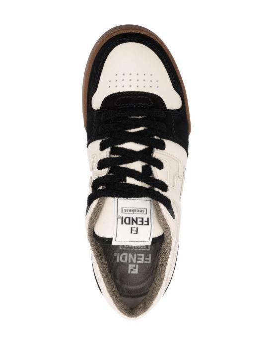 26FW 펜디 매치로우탑 스니커즈 7E1493 AHH2 F1FZB NERO MILK - FENDI