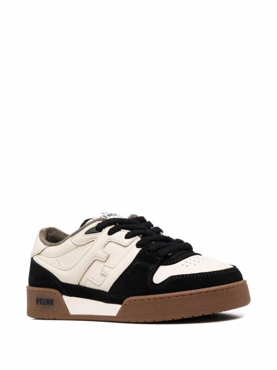 26FW 펜디 매치로우탑 스니커즈 7E1493 AHH2 F1FZB NERO MILK - FENDI