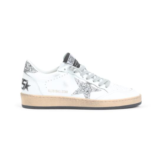 26FW 골든구스 글리터 스타 볼스타 스니커즈 GWF00117 F003773 11325 WHITE SILVER - GOLDEN GOOSE