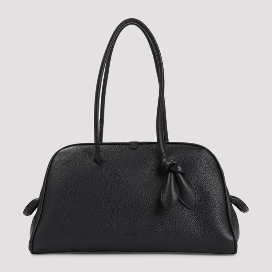26FW 자크뮈스 투리스모 소프트 볼링백 BAU00417AC03A03 990 BLACK - JACQUEMUS