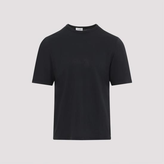 26FW 생로랑 반팔 티셔츠 818535 YBHD2 1025 NOIR BLANCHI - SAINT LAURENT