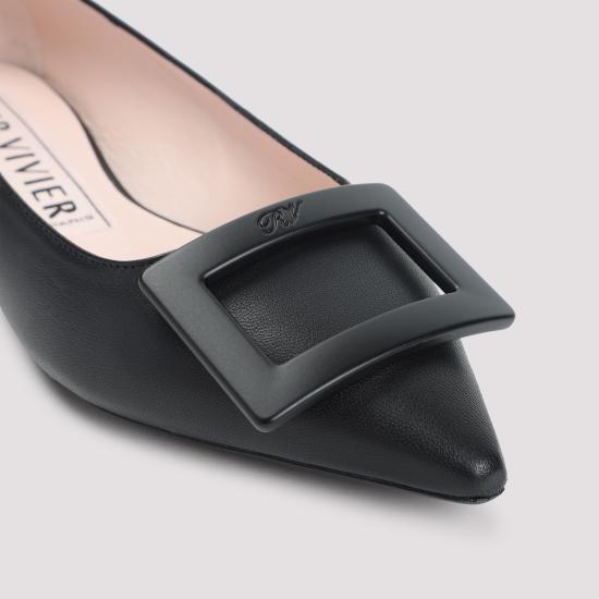 26FW 로저비비에 고메틴 래커드 버클 발레리나 플랫 RVW57527920NK0 B999 NERO - ROGER VIVIER