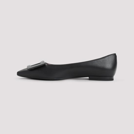 26FW 로저비비에 고메틴 래커드 버클 발레리나 플랫 RVW57527920NK0 B999 NERO - ROGER VIVIER