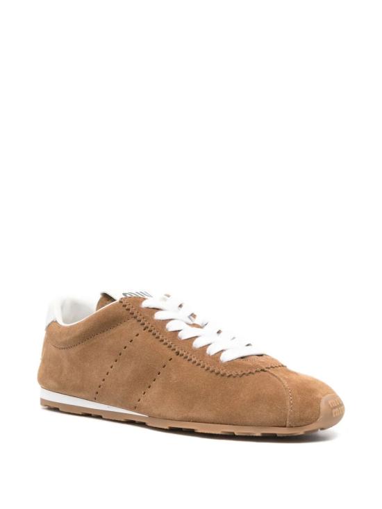 26FW 미우미우 플룸 블리치 스니커즈 5E114EF005 054 F0401 CANNELLA - MIU MIU