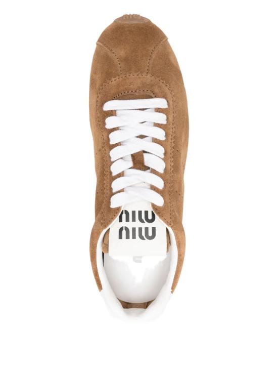 26FW 미우미우 플룸 블리치 스니커즈 5E114EF005 054 F0401 CANNELLA - MIU MIU