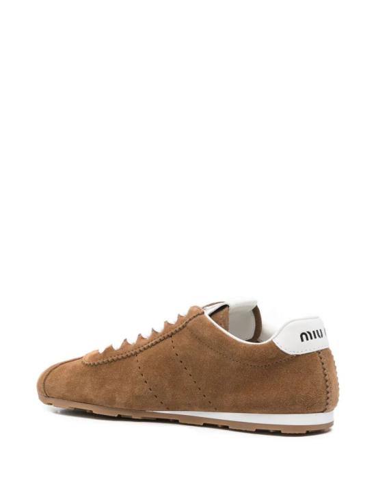26FW 미우미우 플룸 블리치 스니커즈 5E114EF005 054 F0401 CANNELLA - MIU MIU