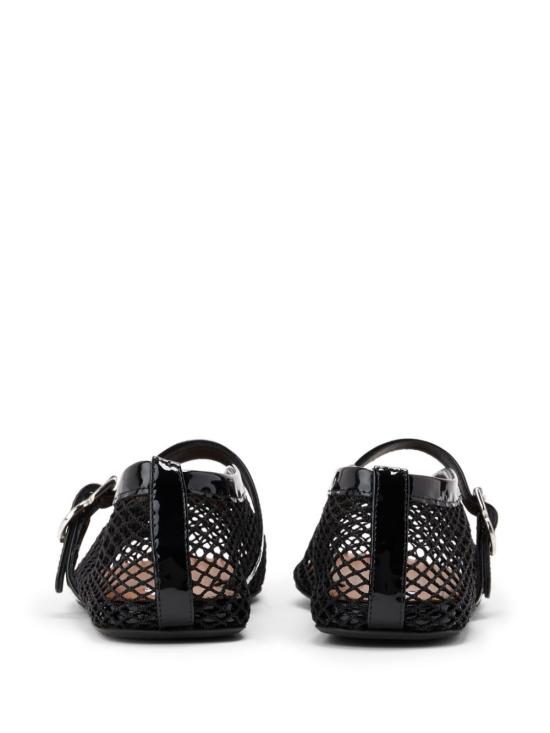 26FW 알라이아 피쉬넷 발레 플랫 AA3A029TK007 999 NOIR - ALAIA