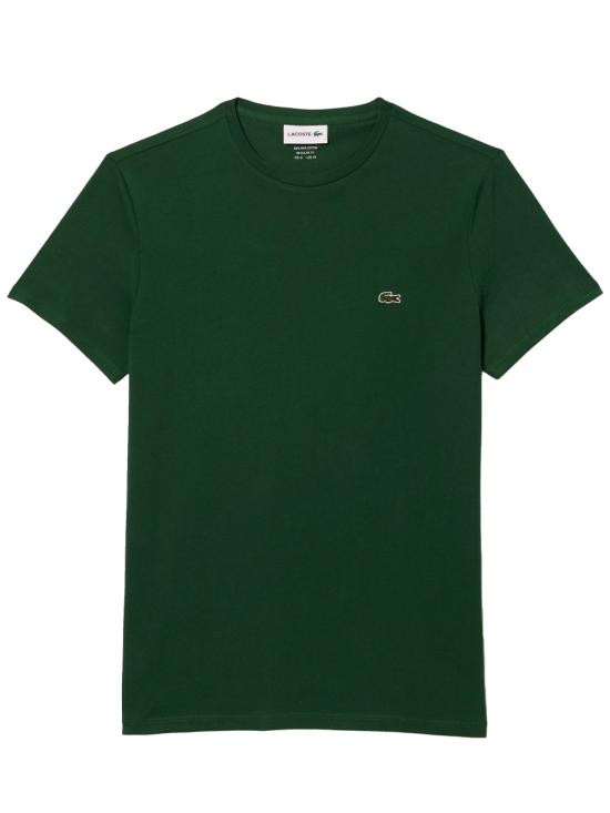 26FW 라코스테 피마 코튼 저지 크루넥 티셔츠 TH6709 132 GREEN