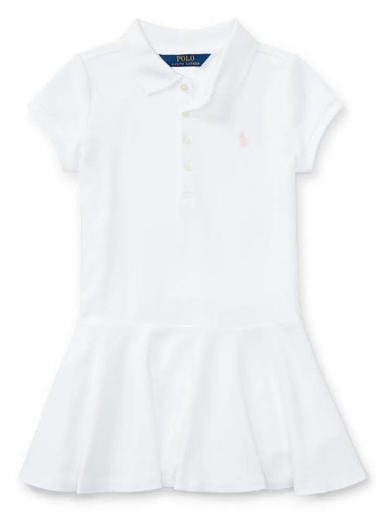 26FW [키즈] 랄프 로렌 원피스 313624740 003 WHITE