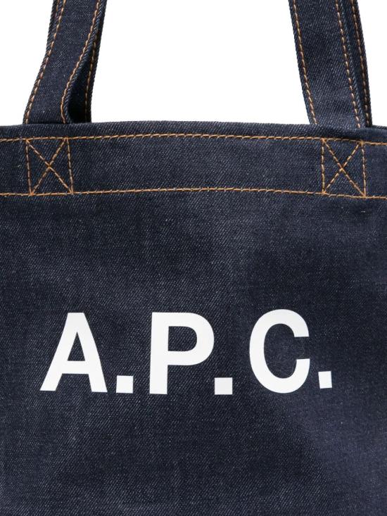 26FW 아페쎄 악셀 스몰 토트백 COHLO M61568 CAF DENIM CARAMEL - A.P.C.