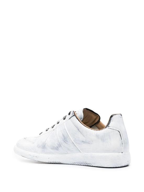 26FW 마르지엘라 스니커즈 S37WS0566P4128 H8680 BLACK GLOSSY WHITE - MAISON MARGIELA