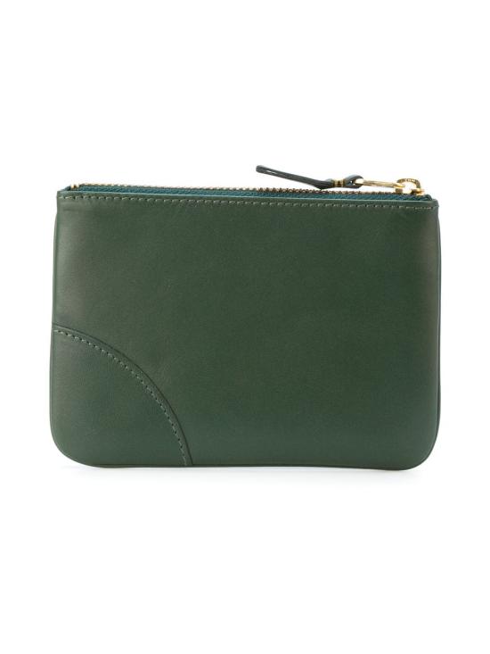 26FW 꼼데가르송 클래식 레더 라인 파우치 SA8100 BOTTLE GREEN - COMME DES GARCONS