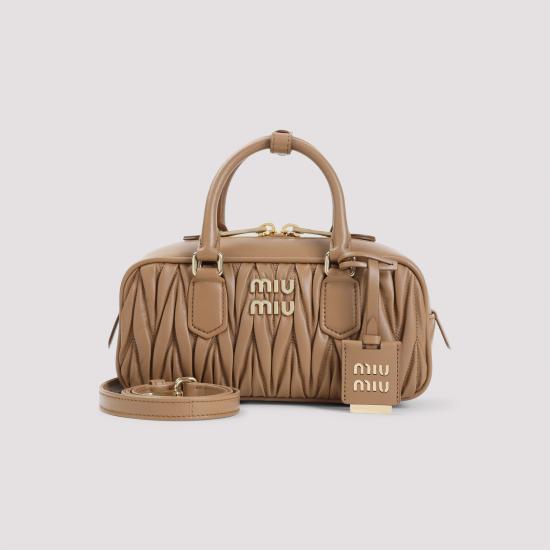 26FW 미우미우 아르카디 마테라쎄 나파 레더 백 5BB142VOON AN88 F098L CARAMEL - MIU MIU
