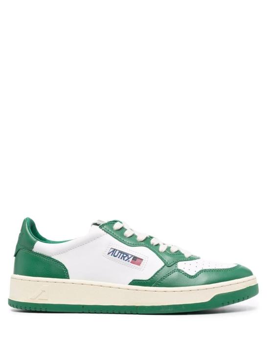 26FW 오트리 메달리스트 로우 스니커즈 AULMWB03 WHT GREEN