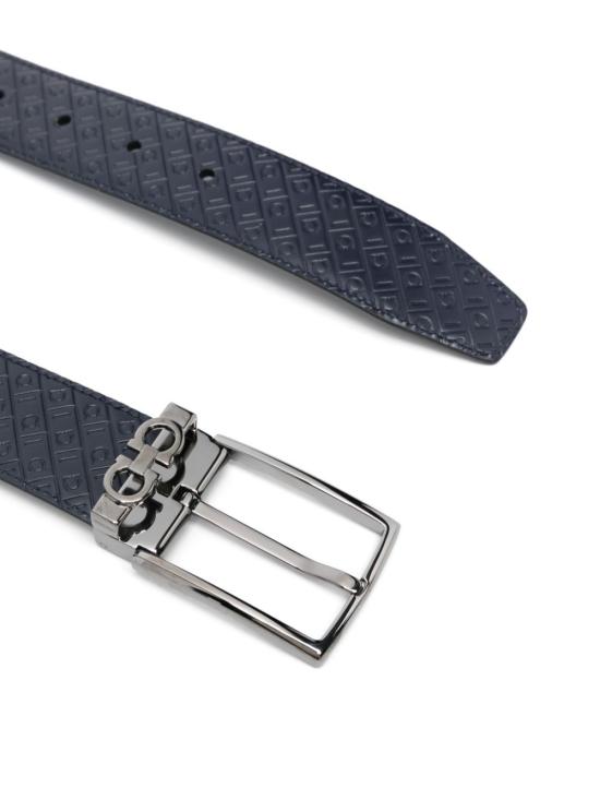26FW 살바토레 페라가모 리버시블 어드저스터블 간치니 벨트 67A037 0780488 MIDNIGHT NERO - SALVATORE FERRAGAMO