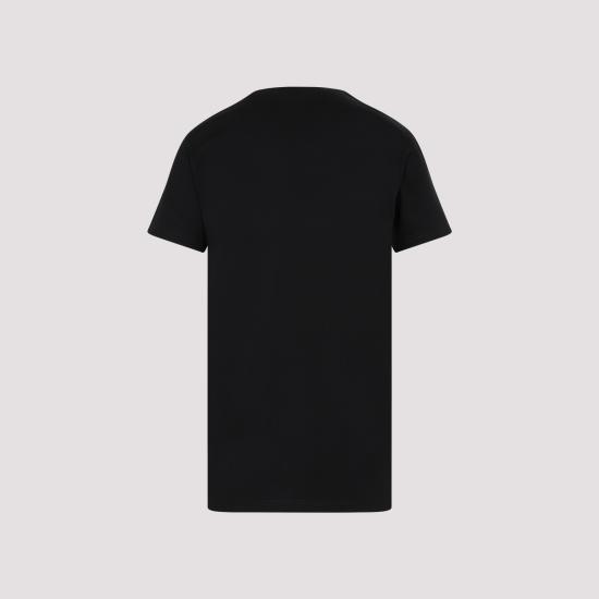 26FW 몽클레어 로고 패치 코튼 저지 티셔츠 L10938C73200 V8058 999 BLACK - MONCLER
