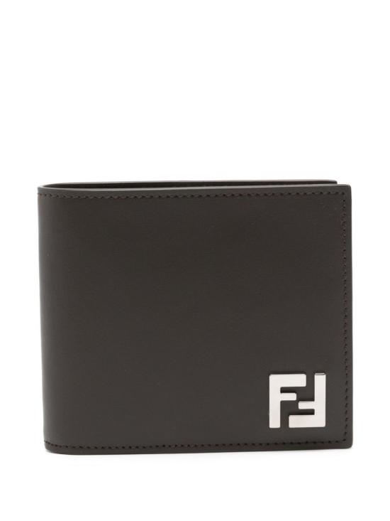 26FW 펜디 FF 스퀘어 레더 반지갑 7M0356 AFF2 F1Q1C REAL EBANO TBMR