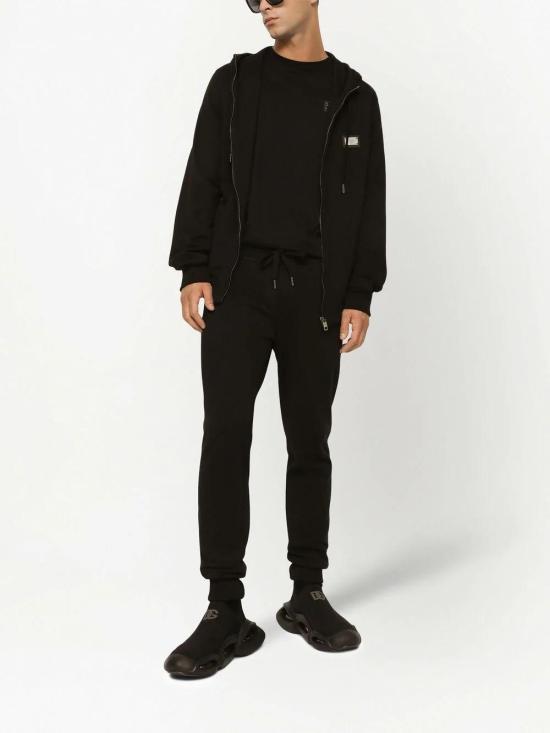 26FW 돌체앤가바나 로고 코튼 티셔츠 G8PT1TG7F2I N0000 NERO - DOLCE & GABBANA