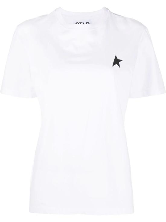 26FW 골든구스 스타 컬렉션 블랙 스타 티셔츠 GWP01220 P000593 10364 OPTIC WHITE BLACK