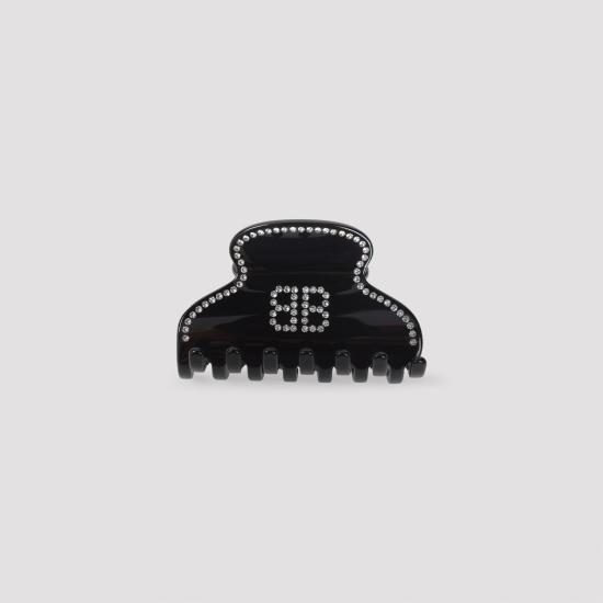 26FW 발렌시아가 헤어 액세서리 769727 TZF2S 5642 BLACK CRYSTAL - BALENCIAGA