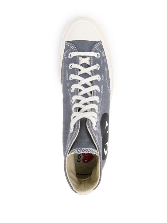 26FW 꼼데가르송 플레이 X 컨버스 스니커즈 P1K122 GREY - COMME DES GARCONS PLAY CONVERSE