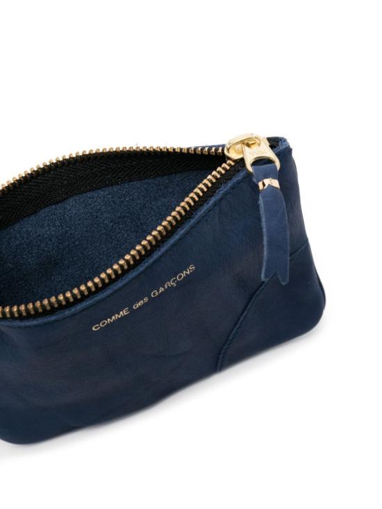 26FW 꼼데가르송 클래식 레더 라인 파우치 SA8100WW NAVY - COMME DES GARCONS