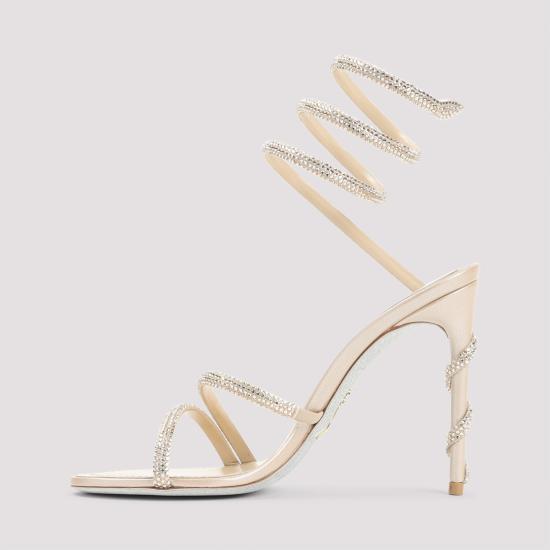 26FW 르네 카오빌라 샌들 C12597105R001V104 BEIGE SATIN - RENE CAOVILLA