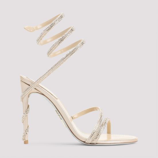 26FW 르네 카오빌라 샌들 C12597105R001V104 BEIGE SATIN - RENE CAOVILLA