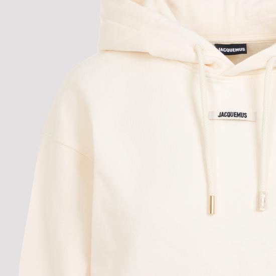 26FW 자크뮈스 르 그로그랭 후드 티셔츠 HOW00247AJ00109 130 LIGHT BEIGE - JACQUEMUS