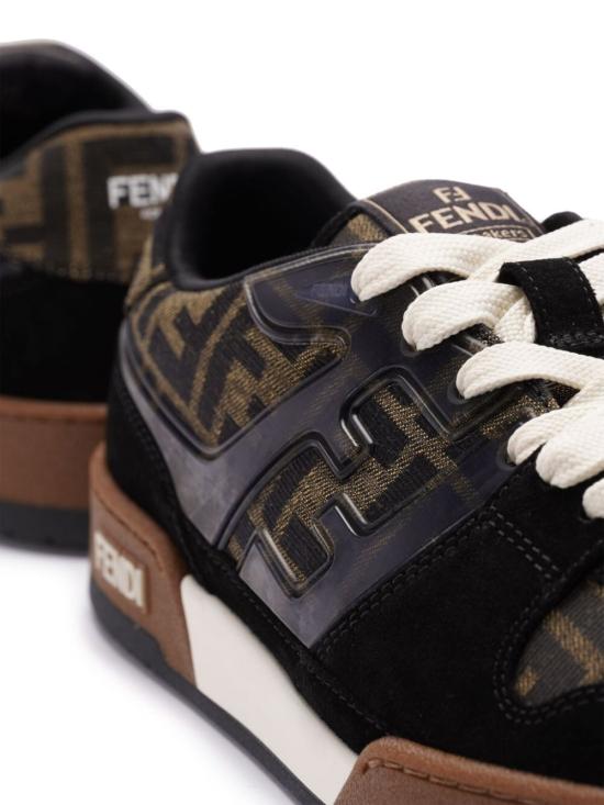 26FW 펜디 매치 스니커즈 7E1688 AQ6I F1PXA NERO TABACCO - FENDI