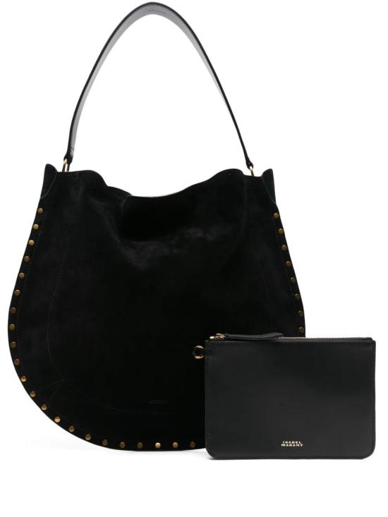 26FW 이자벨마랑 OSKAN 오스칸 문 숄더백 PP0200FA B2C03M 01BK BLACK - ISABEL MARANT