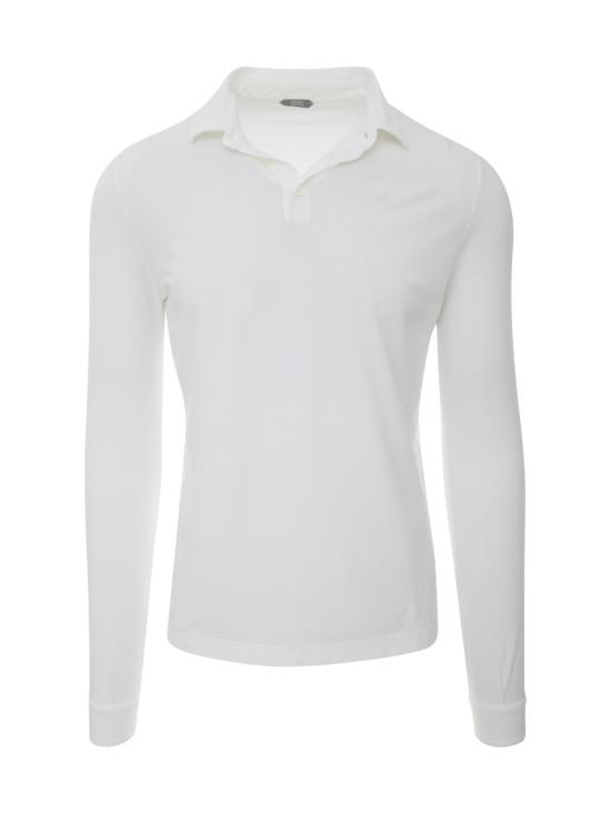 26FW 자노네 폴로 티셔츠 811819 Z0380 090 Z0001 WHITE