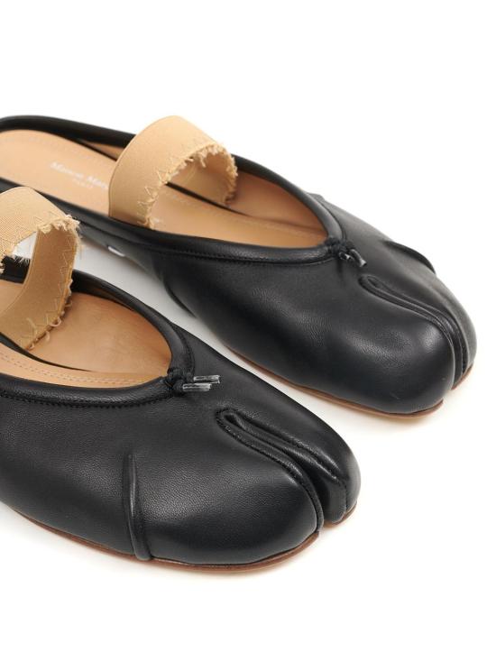 26FW 마르지엘라 타비 엘라스틱 밴드 뮬 S39WZ0103P6853 HA334 Black Nude - MAISON MARGIELA