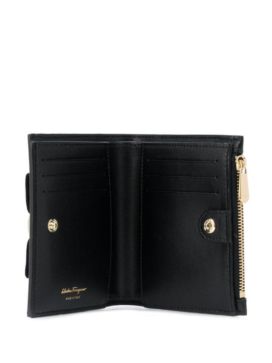 26FW 살바토레 페라가모 바라 보우 반지갑 22E009 0734500 NERO - SALVATORE FERRAGAMO